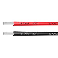 18 AWG 0.75mm Silicone Electrical Wire 2 Conductors Cores 20ft 18/2 Gauge Soft
