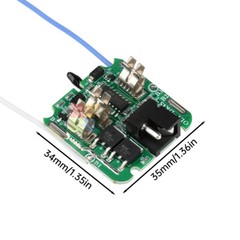 4S 16.8V 30A 18650 Li-ion Battery Protection Board BMS Dual MOS for Power Tools