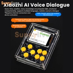 DIY Game Console Kit LCD Multifunctional Weather Clock AI Voice Dialogue Gift
