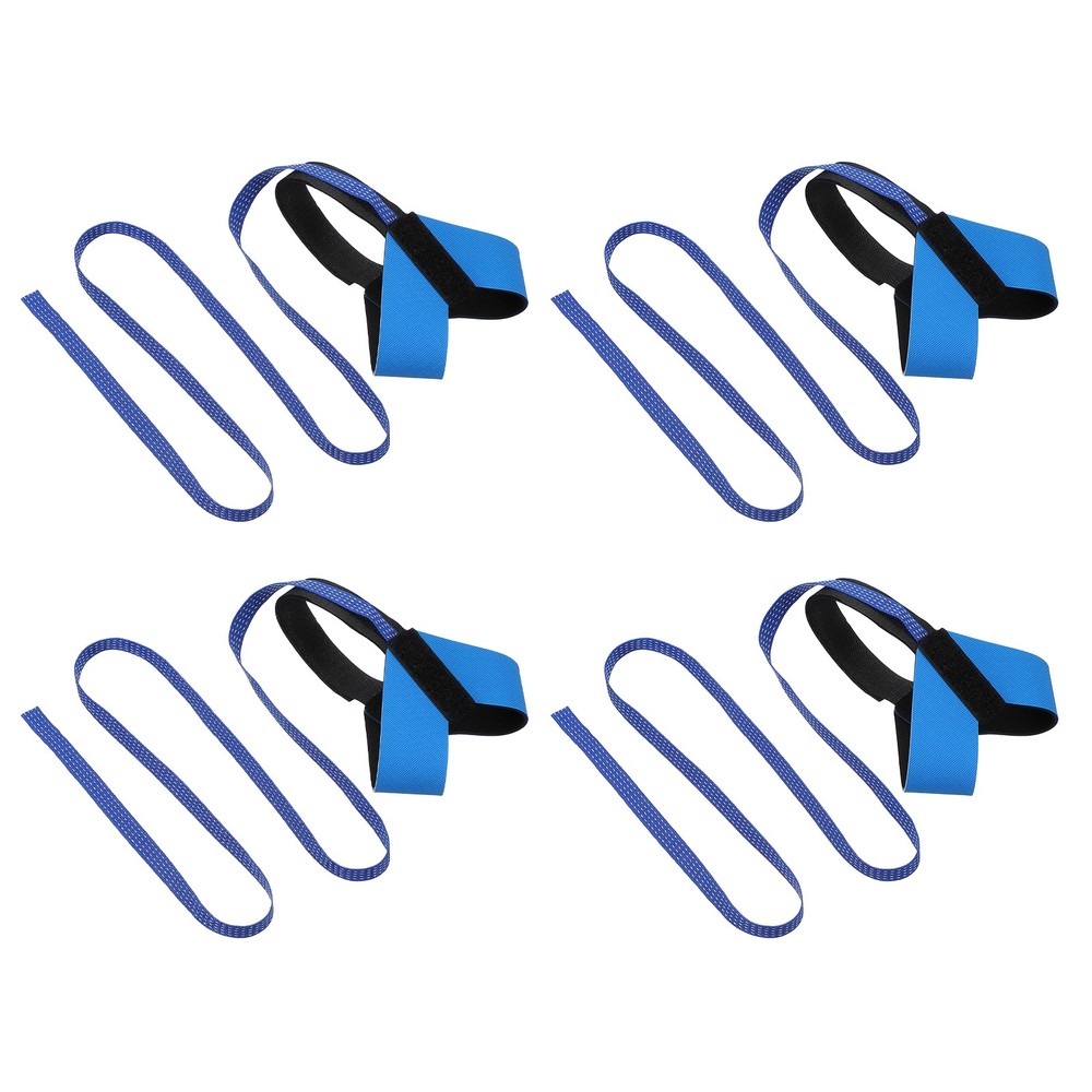 4 Pcs ESD Heel Strap, Anti Static Heel Strap 100cm Conductive Tape, Blue Black