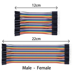 10cm+20cm 240pcs Breadboard Jumper Wires Cable Kit, Male to Female, Female to Ma