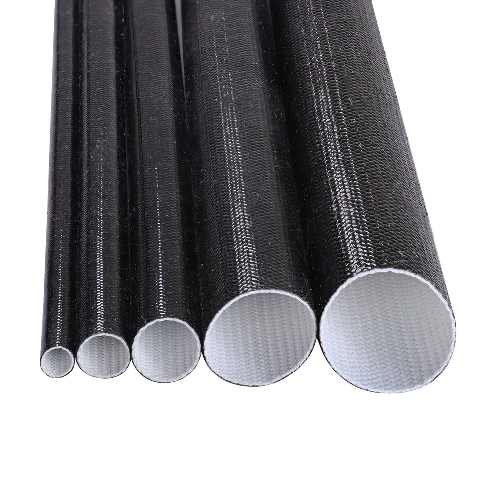 Fiberglass Silicone Sleeve Heat Shield Wrap Automotive Cable Wire Insulation Lot