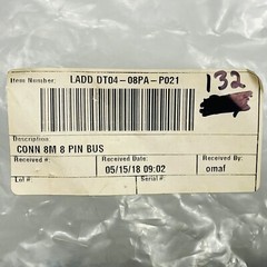 Deutsch DT04-08PA-P021 8-Pin Busbar Connector ~New Surplus~