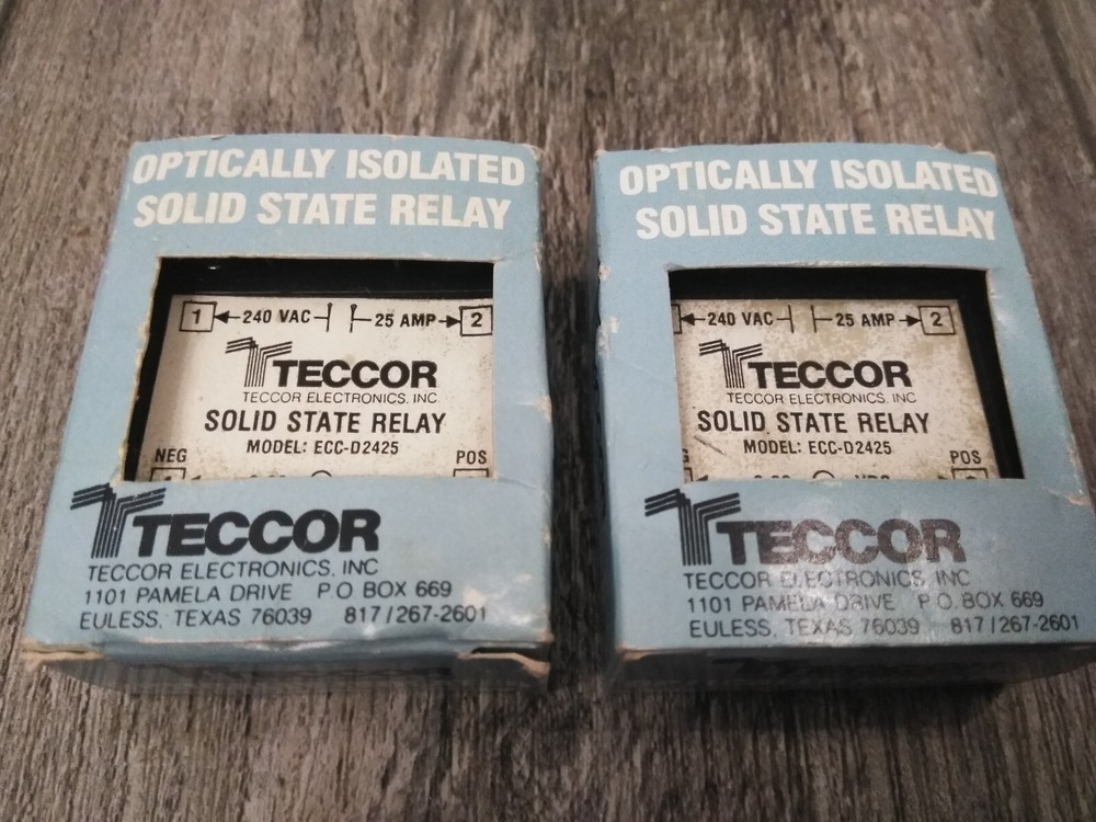 N.O.S. Teccor Solid State Relay, ECC-D2425 ( 2-PK BUNDLE)