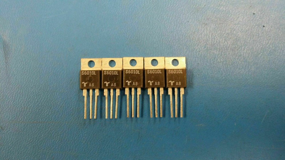 (5 PCS) S6010L TECCOR Thyristor SCR 600V 100A 3-Pin(3+Tab) TO-220AB Isolated