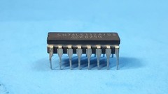 ONE-Ceramic IC, SN74LS112AJDS, dual J-K negative edge-triggered flip-flop, 16pin
