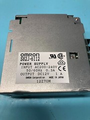 Omron S82J-6112 Power Supply, 200-240VAC, 12VDC, 1A, 153320
