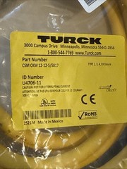 TURCK CSM CKM 12-12-5/S817 U4706-11 CSMCKM12125S817 Type 1 3 4 Enclosure Read*