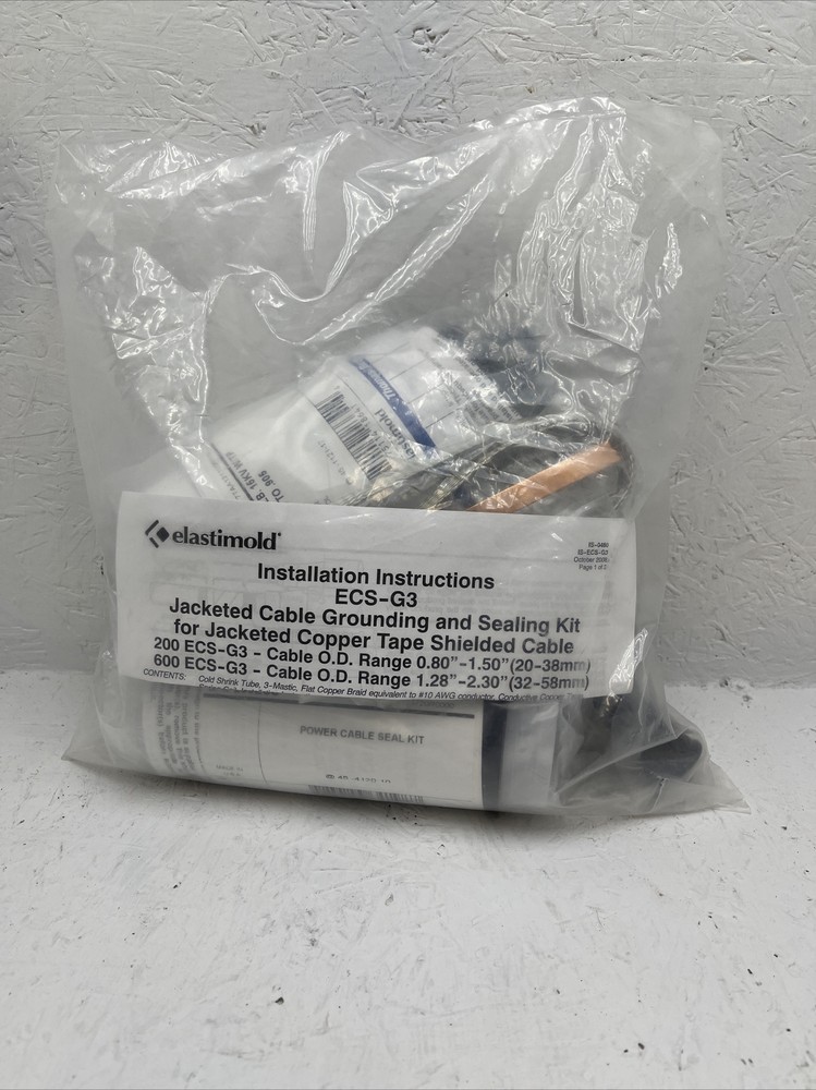 Elastimold Jacketed Cable Grounding and Sealing Kit ECS-G3 FREE SHIPPING