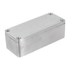 Silver Aluminum Box for Electric Instruments Industrial Metal Enclosure