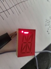 Red LED Display Common Anode 1″ high Digital 7 Segments 31X22mm package 20-pin