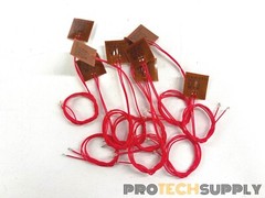 NEW (Lot of 9) EFH KH 1x1in 10W 128V Insulated Flexible Heaters with WARRANTY