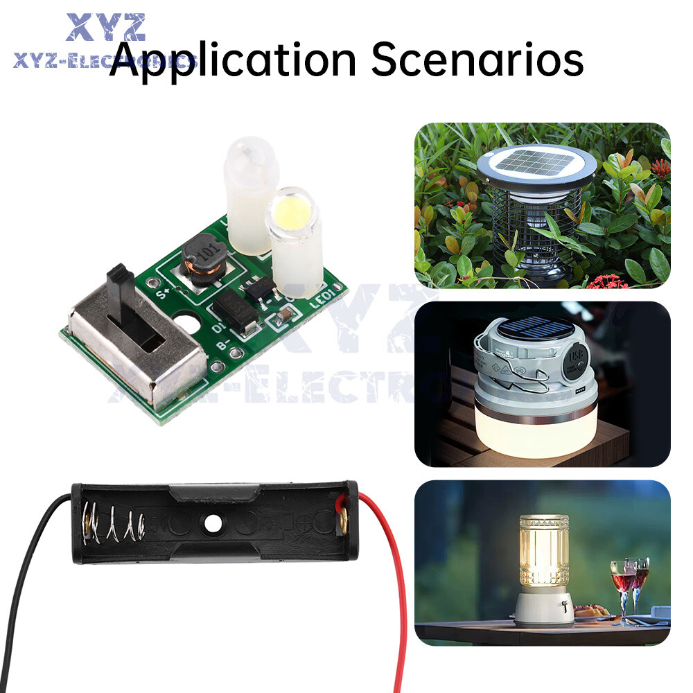 1.2V NiMH Battery Controller Solar Lamp Lights Control Lawn Lamp Circuit Board