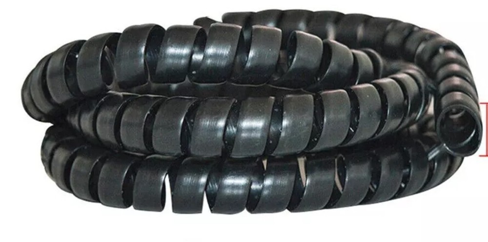 2M Spiral 8mm Line Cable Wire Cord Wrap Protector Winder Organizer Tool 36″ long