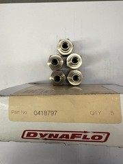 3/8″ Tube x 1/8″ Male 26.5mmH NPT Nickel Plated Brass DynaFlo® 5 PCS