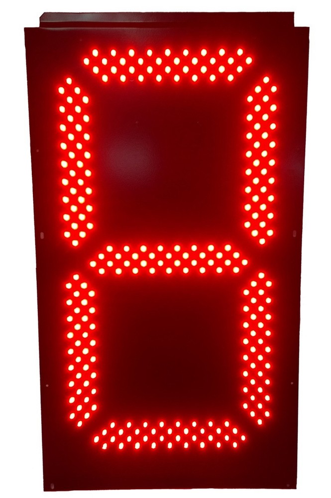 Daktronics 0A-1192-6140 Digit, 18″, 7-seg Outdoor LED, Red