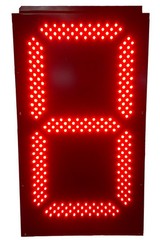 Daktronics 0A-1192-6140 Digit, 18″, 7-seg Outdoor LED, Red