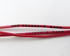 Pkg of (20) Amp/ Tyco 495296-6 Patchcord Squid 3 Wire Assy, Gold Conductors