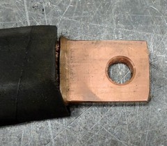 Welding Shunt Copper Wire Spot Welder 500 MCM 500 x 18