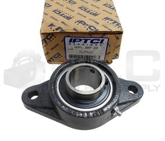 NEW IPTCI UCFL 207 23 2-BOLT FLANGE BEARING SET SCREW LOCK 1-7/16″ID