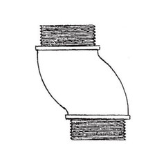 SEPCO OSN75, 3/4″, Malleable Iron, Offset, IMC/Rigid Conduit Nipple, 1 pc