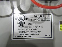 💥VENSTAR / SURVEYOR LCP401 COMMUNICATING LIGHTING CONTROL PANEL 120 VAC