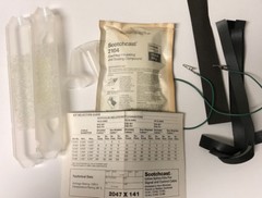 (1) SCOTCHCAST 3M 72-N2 SIGNAL AND CONTROL CABLE INLINE SPLICING KIT FREE SHIP