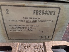 🤪 NEW THOMAS & BETTS FENCE POST GROUND CONNECTOR FG2040R3