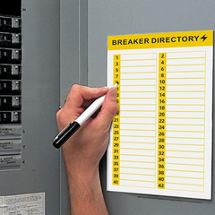 16 Sheets Breaker Panel Labels Electrical Box Sticker Numbers Breaker Panel L…