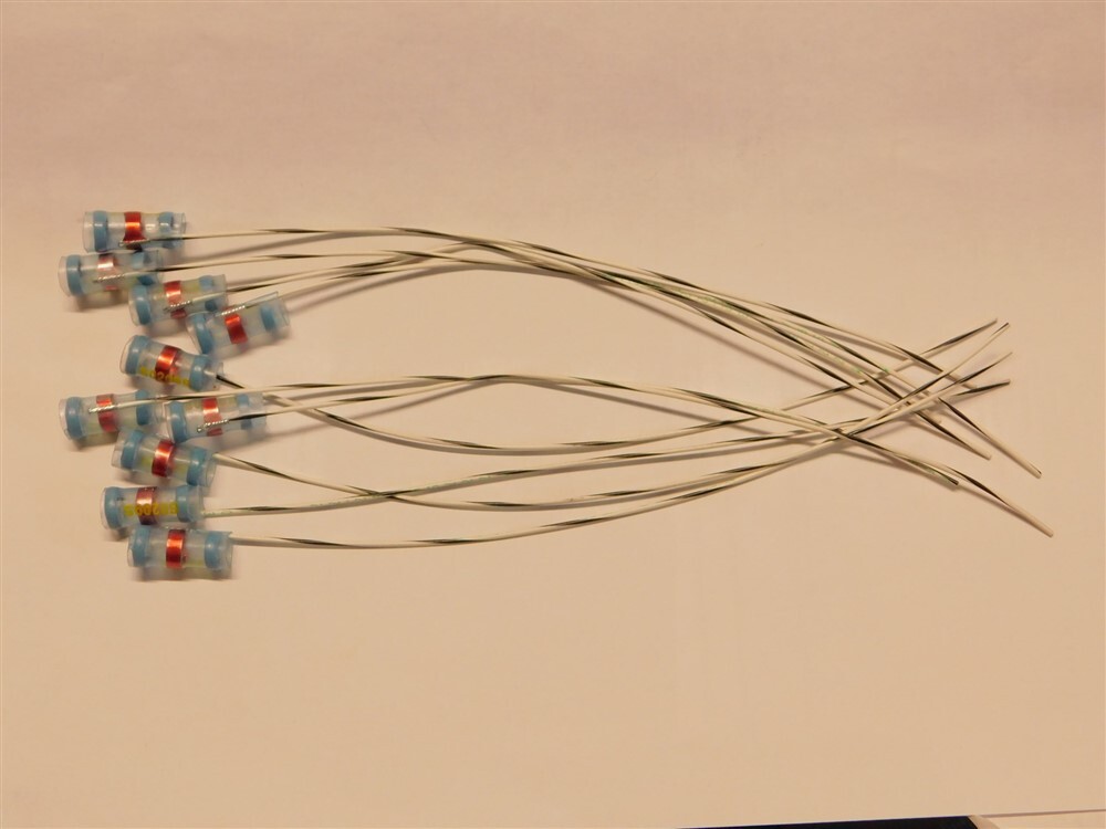 10 Mil-Spec Tyco Electronics M83519/2-9 Solder Termination Sleeves 22AWG Lead