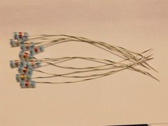 10 Mil-Spec Tyco Electronics M83519/2-9 Solder Termination Sleeves 22AWG Lead