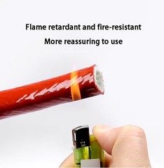 Silicone/Fibreglass Fire Sleeving Protective Φ4mm-25mm Heat Shielded Fire Sleeve