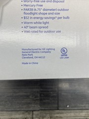 GE Basic LED Outdoor Floodlight 2 Bulbs 11w Lot Of 2 {E2}