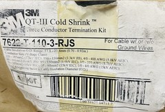 3M NO.7622-T-110-3-RJS COLD SHRINK QT-III 3/C TERMINATION KIT5-15 KV