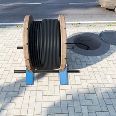 Heavy Duty Cable Roller Stand unwinder Single Reel Dispenser for reels