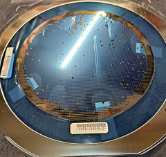 8 inch Silicon Wafer Test Mask Artistic Pattern **ELECTRONIC WAFER MAP**