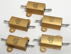 Kelvin KC2500 Resistors: Four 0.5Ω 1%, Plus One 0.1Ω 1% Each