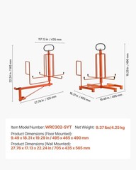 Portable Wire Dispenser Rack with Anti-Slip Handle – Ideal for Wiring Transport