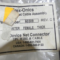 TPC Trex Onics 60309 Shielded DeviceNet Cable 5 Pin Female Mini Head – 3 Meters