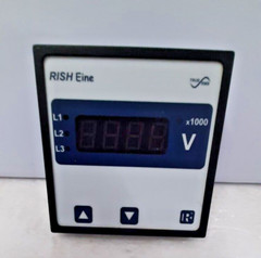 Rishabh Rish Eine 3V Voltage DPM P/N: 3AYN569751-620R Input 100-500 VL-L