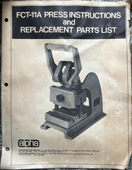 Alpha Wire Corporation FCT-11A Benchtop Bench Press System New inBox With Manual