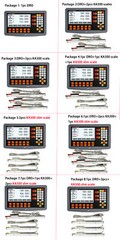 SINO 3 Axis LCD DRO Kits Digital Readout KA300 KA500 Linear Scale Encoders