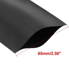 PVC Heat Shrink Tubing Tube 65mm Flat Width for AA Shrink Film 5M Black