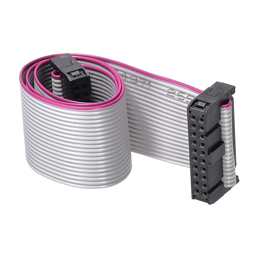20Pins 30cm IDC Wire Flat Ribbon Cable FC to FC Jumper Wire for Computer LED DVD