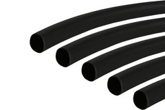 5 Lot TEMCo 3/8″ Marine Heat Shrink Tube 3:1 Adhesive Glue Lined 4 ft BLACK