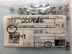 0218010.HXP LF FUSE GLASS 10A 250VAC 5X20MM ROHS 10 PIECES