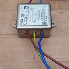 Corcom 5VK3 EMI Filter, Single Phase, 120/250V, 50/60Hz, 5A – USED