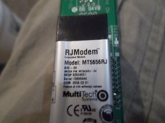 RJModem MT5656RJ AL350-LX-RJ-DIN For GR2400 system
