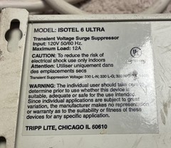 Tripp Lite Isotel Ultra 6 Surge Suppressor 6-Outlet 120v Working Condition
