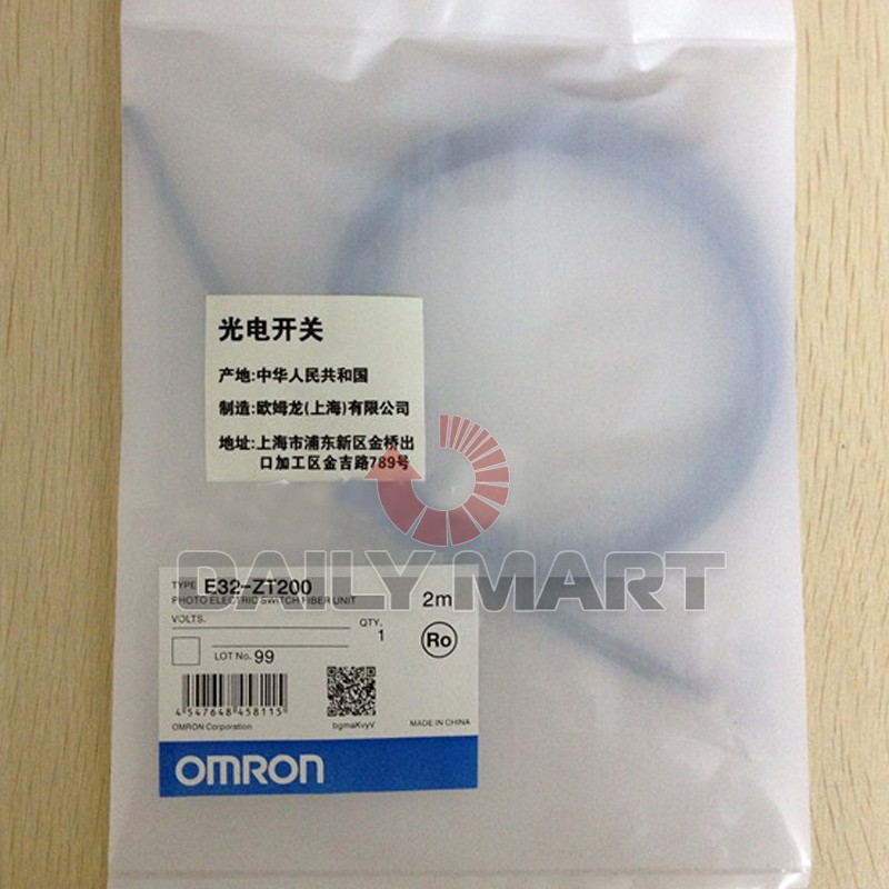 Omron Photoelectric Switch Fiber Unit E32-ZT200 E32ZT200 New & Free Ship